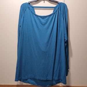 Under Control active long sleeve top 3X